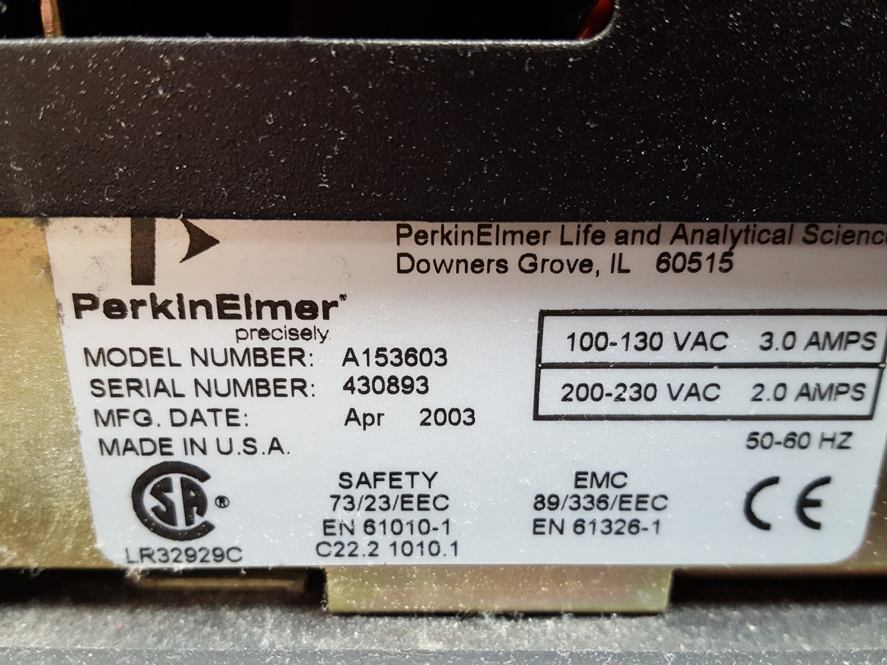 Image of Perkin Elmer Fusion A Microplate Reader  Model: A153603 Lab