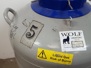 Thumbnail image of Statebourne Biorack 5400 Liquid Nitrogen Storage Dewar Tank Lab