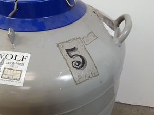 Thumbnail image of Statebourne Biorack 5400 Liquid Nitrogen Storage Dewar Tank Lab