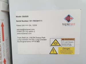 Thumbnail image of TripleRed Duo Water Purification System DUO20 with TANK60 Tank Lab