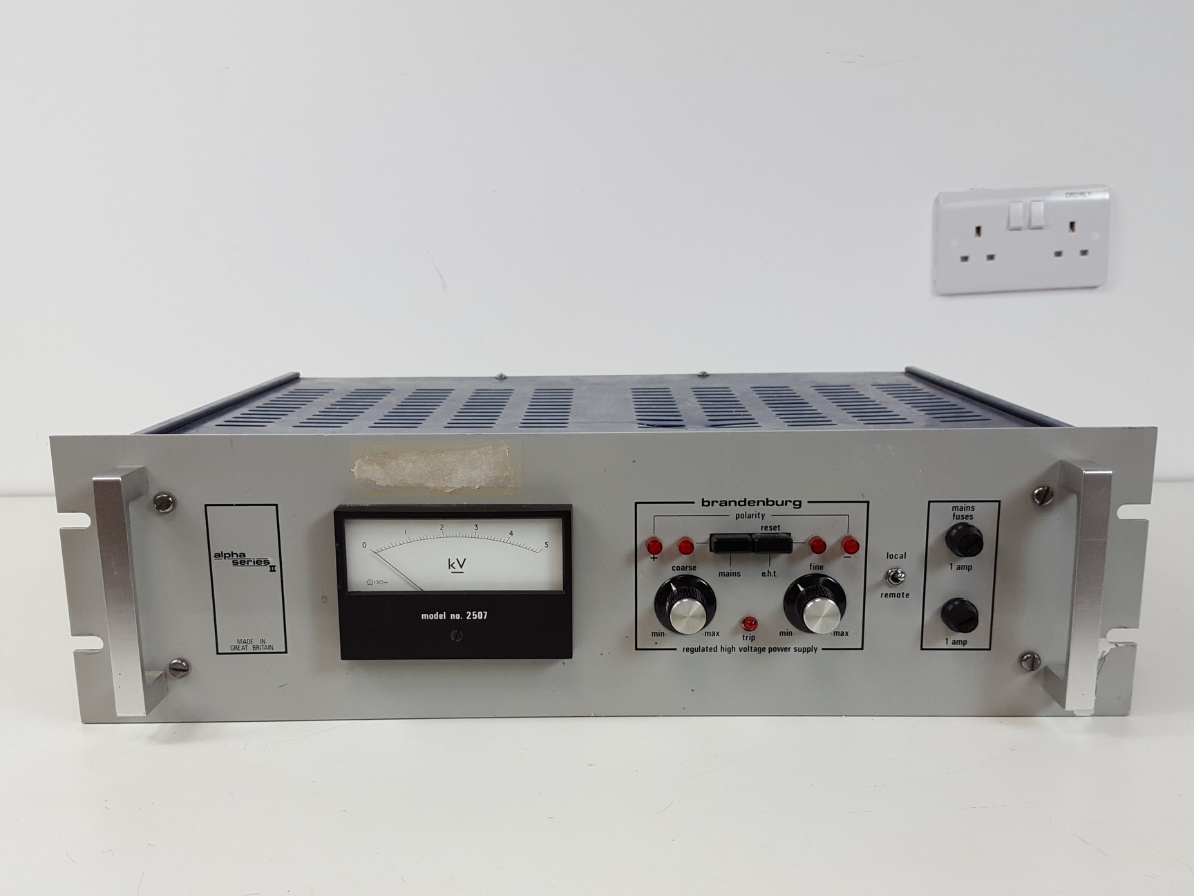 Image of Brandenburg Alpha Series II  Model: 2507R High Voltage Power Supply Lab