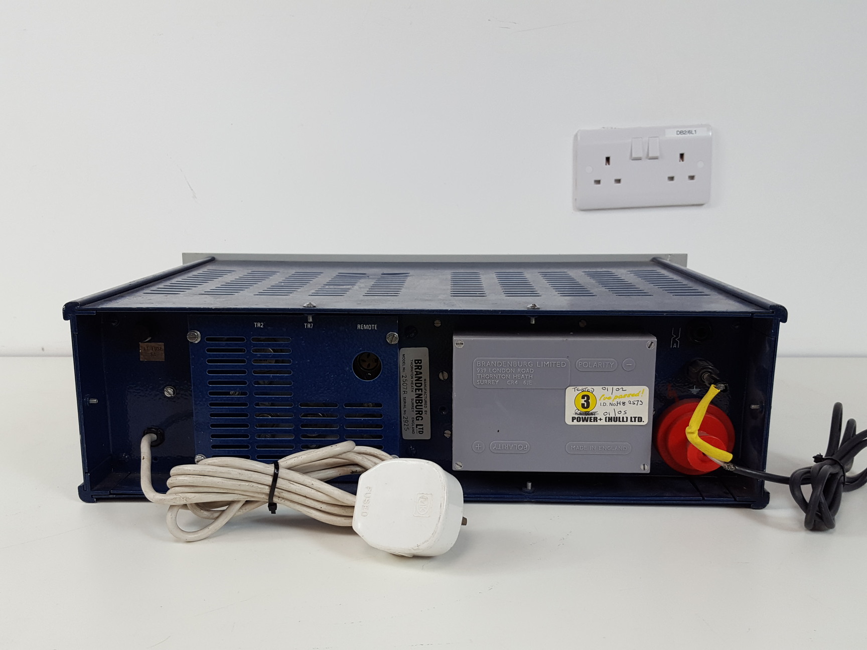 Image of Brandenburg Alpha Series II  Model: 2507R High Voltage Power Supply Lab