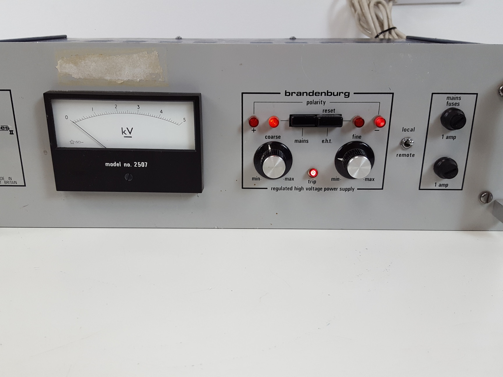 Image of Brandenburg Alpha Series II  Model: 2507R High Voltage Power Supply Lab
