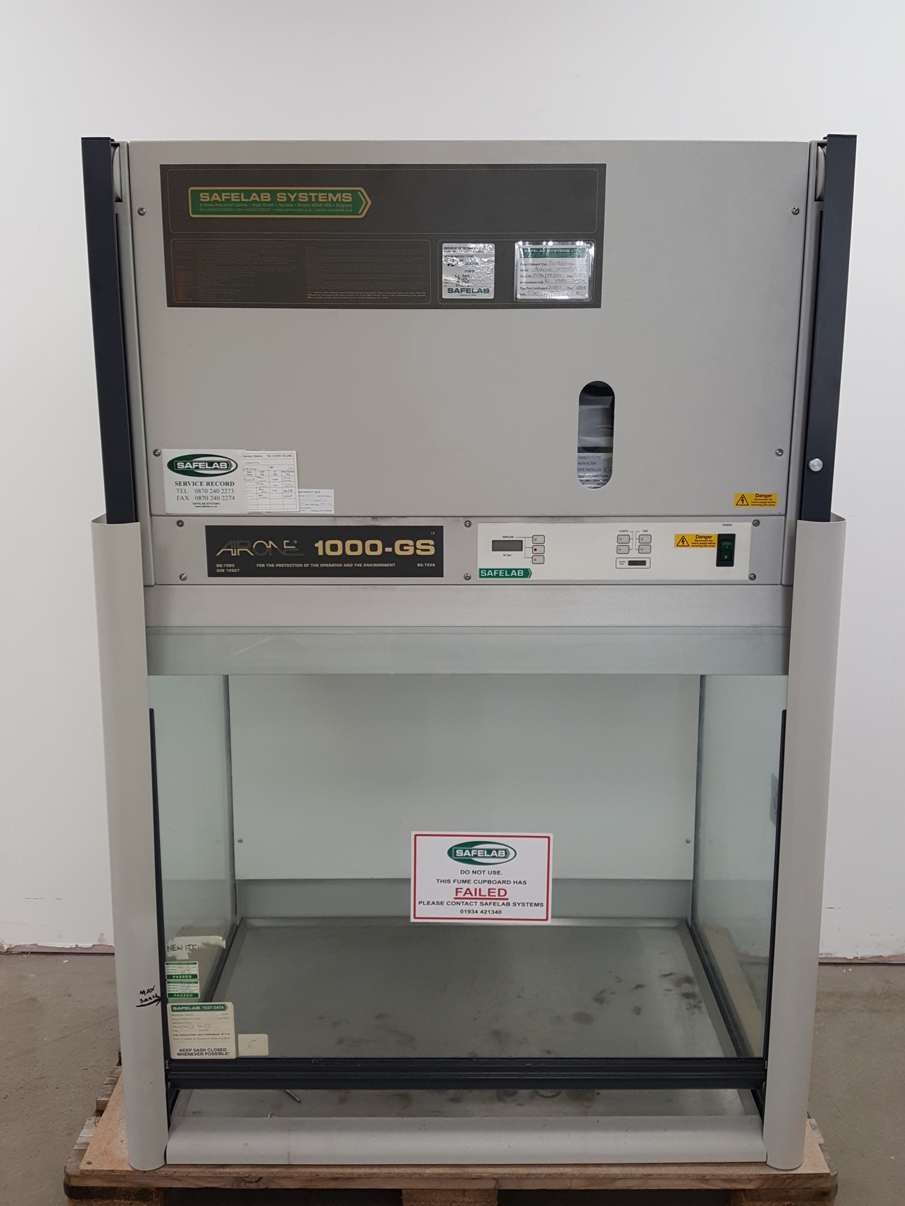 Image of Safelab Systems Flow Cabinet  Model - Airone 1000GS Lab Spares/Repairs
