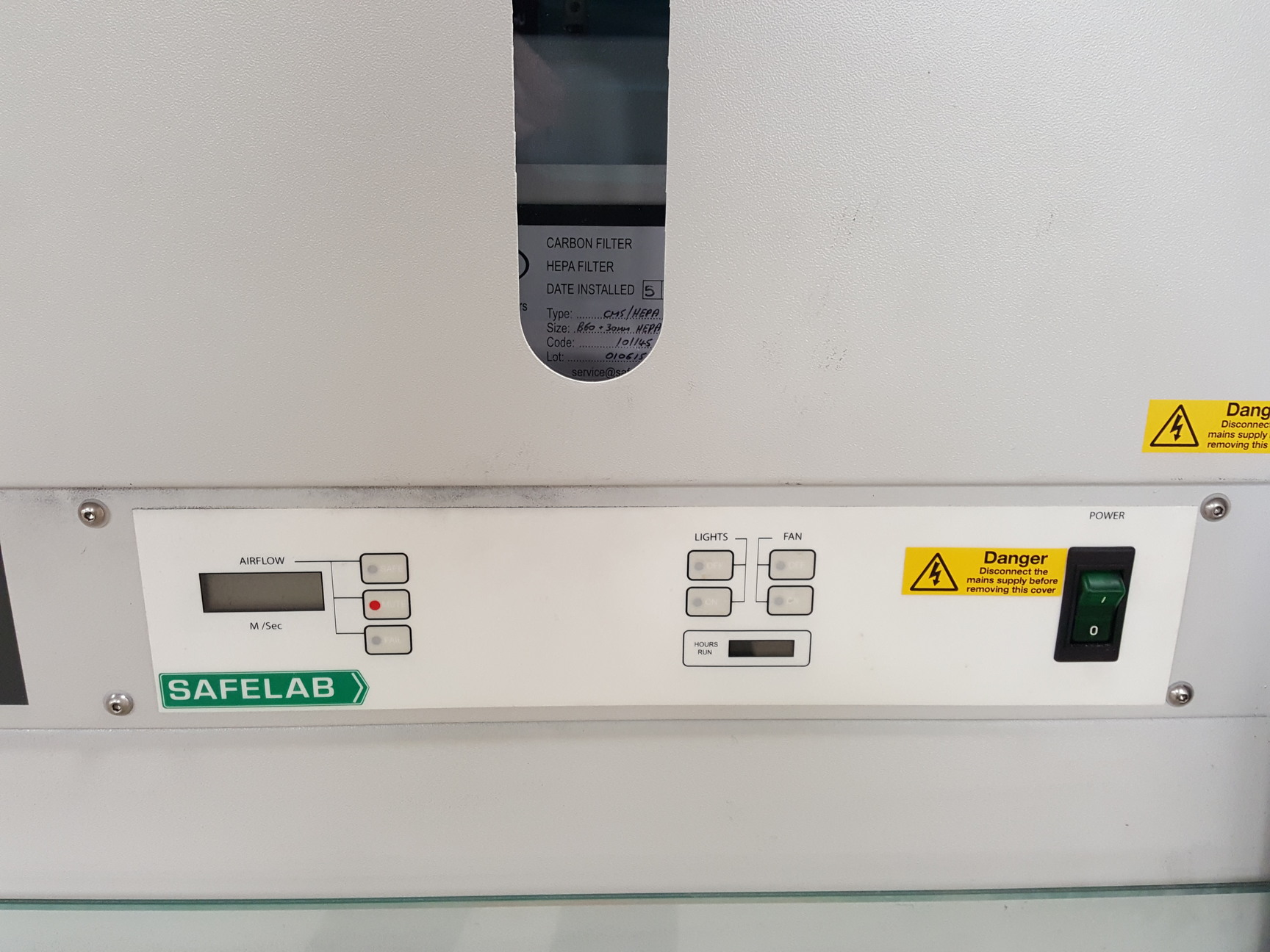Image of Safelab Systems Flow Cabinet  Model - Airone 1000GS Lab Spares/Repairs