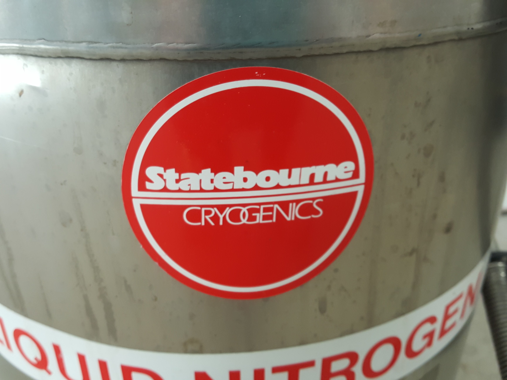 Statebourne Cryogenics 25 Litre Liquid Nitrogen Dewar Type SSV 25 Lab