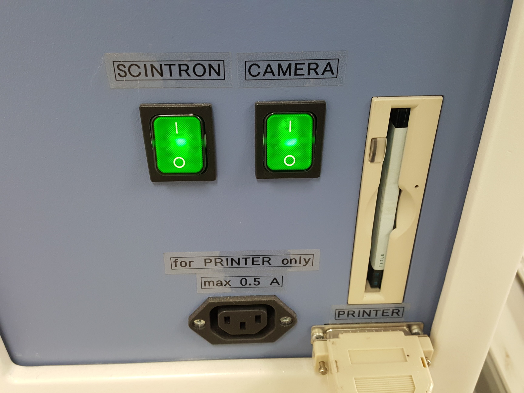 Image of MiE Medical Imaging Electronics Scintron Nuclear Gamma Camera Lab