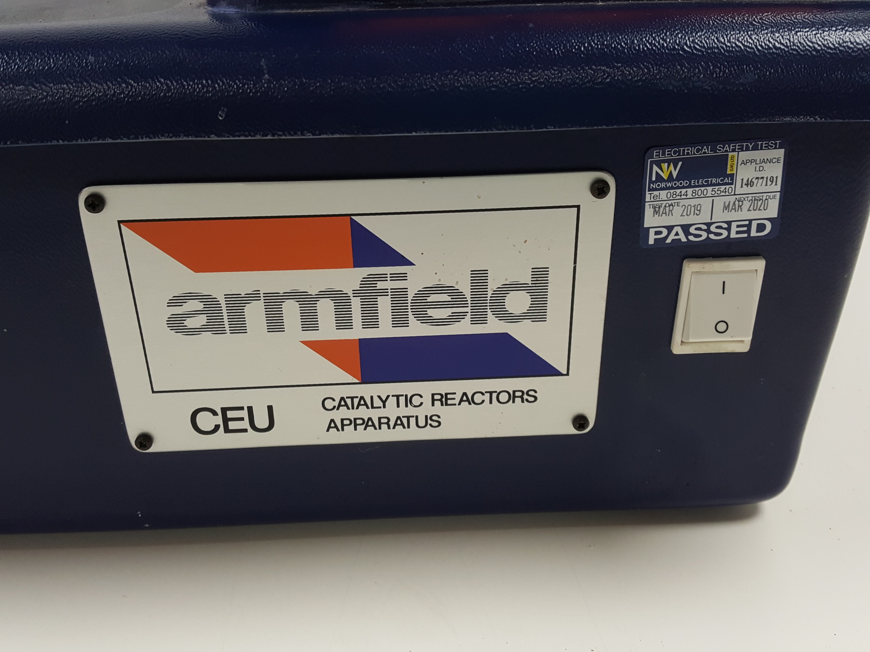 Image of Armfield CEU-A Catalytic Reactor Apparatus Lab