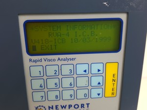 Thumbnail image of Newport Scientific RVA-4 Rapid Visco Analyser Lab