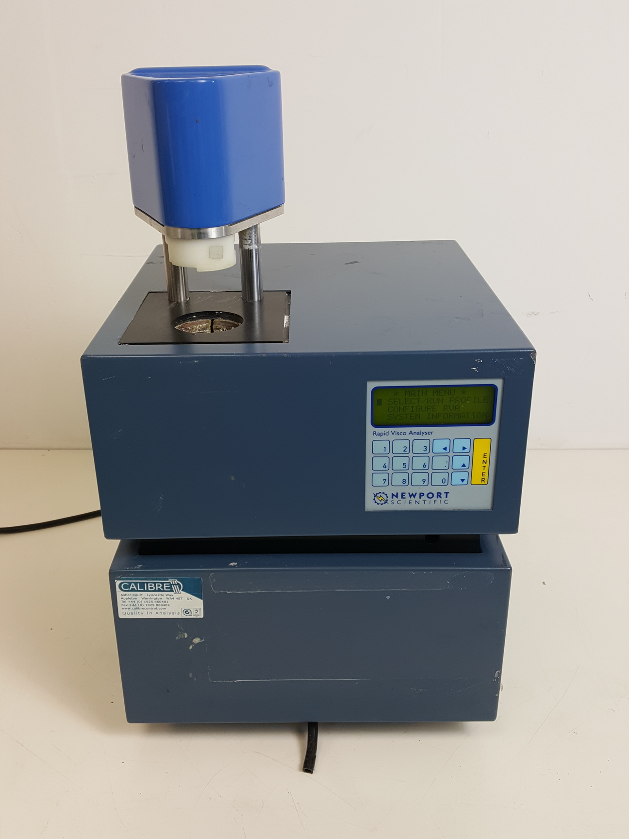 Rva Method Newport Scientific RVA-4 Rapid Visco Analyser Lab