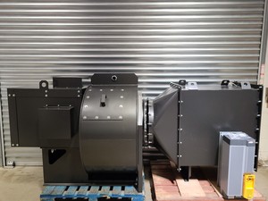 Thumbnail image of Fans & Blowers Ltd 600 BSZ100 Centrifugal Industrial Fan Parker AC30 Marine Lab
