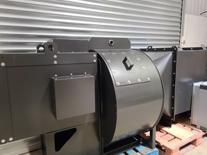 Thumbnail image of Fans & Blowers Ltd 600 BSZ100 Centrifugal Industrial Fan Parker AC30 Marine Lab