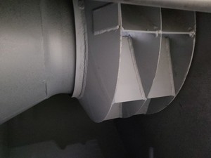 Thumbnail image of Fans & Blowers Ltd 600 BSZ100 Centrifugal Industrial Fan Parker AC30 Marine Lab
