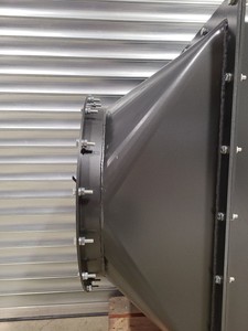Thumbnail image of Fans & Blowers Ltd 600 BSZ100 Centrifugal Industrial Fan Parker AC30 Marine Lab