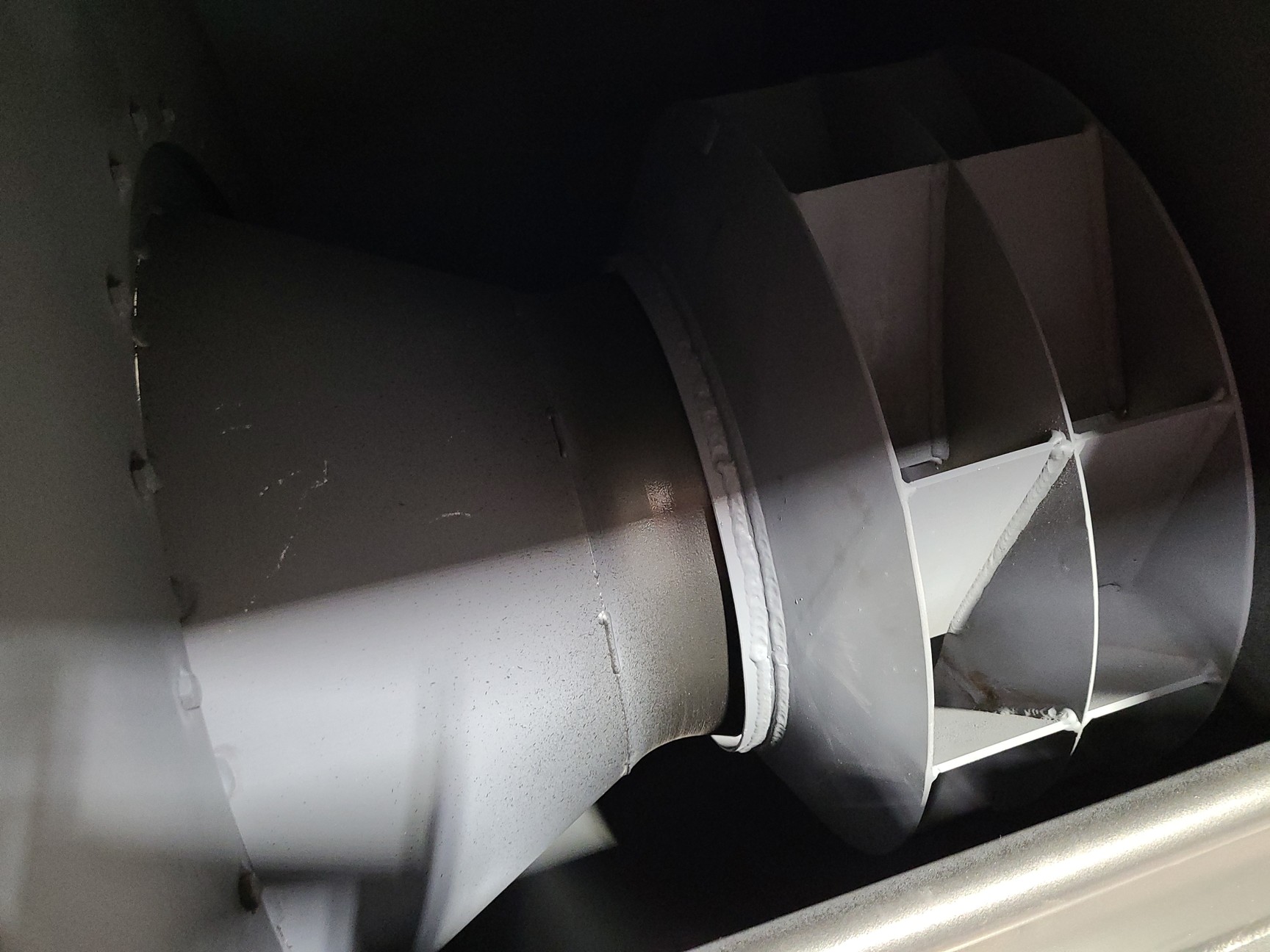 Image of Fans & Blowers Ltd 600 BSZ100 Centrifugal Industrial Fan System + Parker AC30