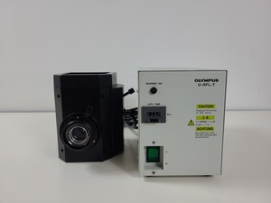 Thumbnail image of Olympus U-RFL-T 200 Power Supply & L-LH100HGAPO Fluorescence Light Source Lab