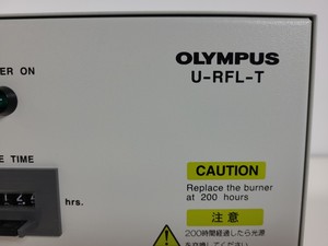 Thumbnail image of Olympus U-RFL-T 200 Power Supply & L-LH100HGAPO Fluorescence Light Source Lab
