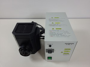 Thumbnail image of Olympus L-LH100HGAPO Fluorescence Light Source & U-RFL-T 200 Power Supply  Lab