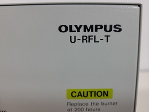 Thumbnail image of Olympus L-LH100HGAPO Fluorescence Light Source & U-RFL-T 200 Power Supply  Lab