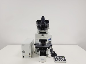 Thumbnail image of Olympus BX61 Microscope System w/ 1 x Objective UPlanApo 40x/1,00 Lab