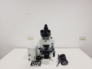 Thumbnail image of Olympus BX61 Microscope System w/ 1 x Objective UPlanApo 40x/1,00 Lab