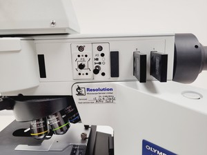 Thumbnail image of Olympus BX61 Microscope System w/ 1 x Objective UPlanApo 40x/1,00 Lab