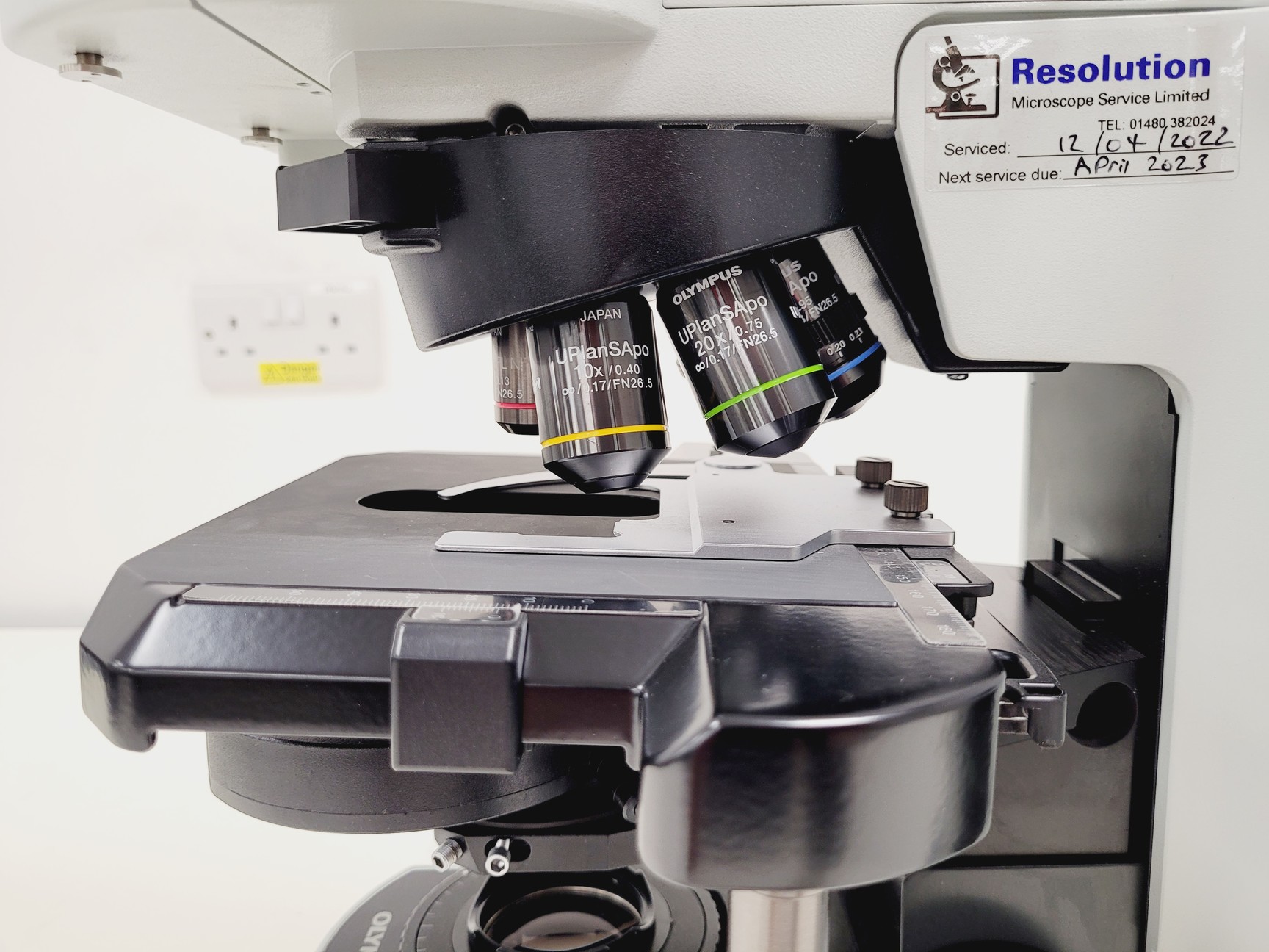 Image of Olympus BX61 Microscope System w/ 1 x Objective UPlanApo 40x/1,00 Lab