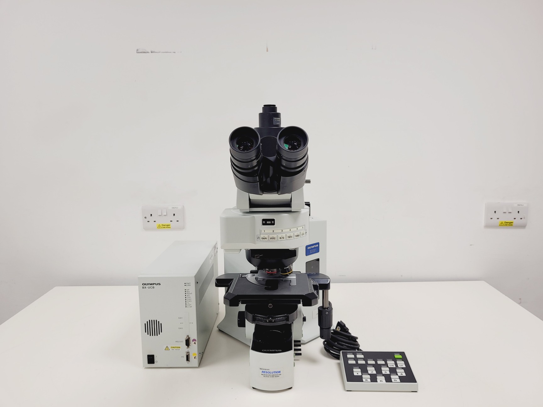 Image of Olympus BX61 Microscope System w/ 1 x Objective UPlanApo 40x/1,00 Lab