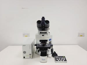 Thumbnail image of Olympus BX61 Microscope System w/ 1 x Objective UPlanApo 40x/1,00 Lab