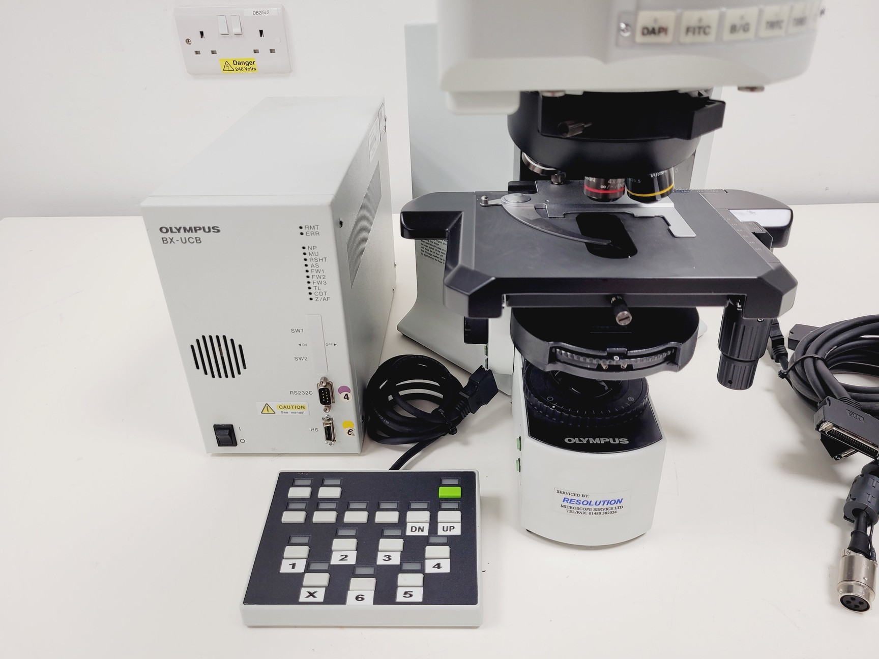 Image of Olympus BX61 Microscope System w/ 1 x Objective UPlanApo 40x/1,00 Lab