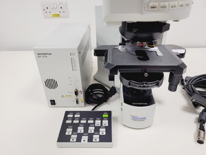 Thumbnail image of Olympus BX61 Microscope System w/ 1 x Objective UPlanApo 40x/1,00 Lab