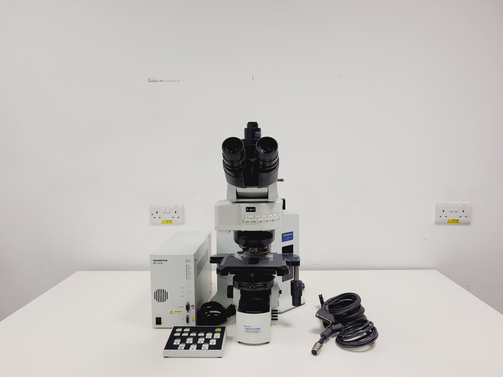 Image of Olympus BX61 Microscope System w/ 1 x Objective UPlanApo 40x/1,00 Lab