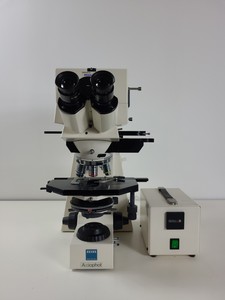 Thumbnail image of Zeiss Axiophot Microscope w/ 5 x Zeiss Plan-NEOFLUAR Objectives Lab