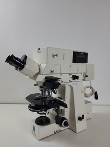 Thumbnail image of Zeiss Axiophot Microscope w/ 5 x Zeiss Plan-NEOFLUAR Objectives Lab