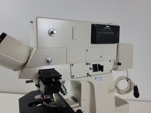 Thumbnail image of Zeiss Axiophot Microscope w/ 5 x Zeiss Plan-NEOFLUAR Objectives Lab