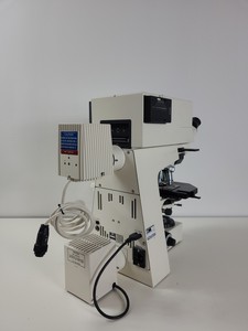 Thumbnail image of Zeiss Axiophot Microscope w/ 5 x Zeiss Plan-NEOFLUAR Objectives Lab