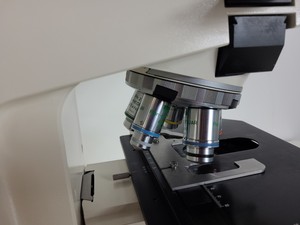 Thumbnail image of Zeiss Axiophot Microscope w/ 5 x Zeiss Plan-NEOFLUAR Objectives Lab