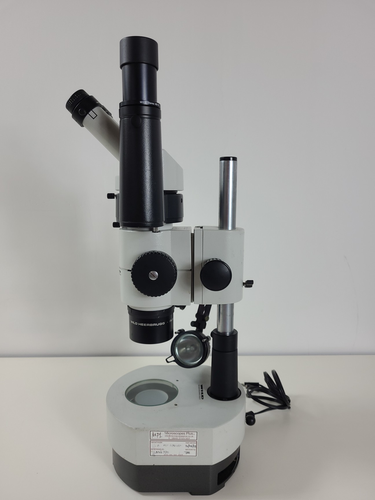 Image of Wild Heerbrugg MD Laboratory Stereo Microscope Lab 404891 Phototube 304490