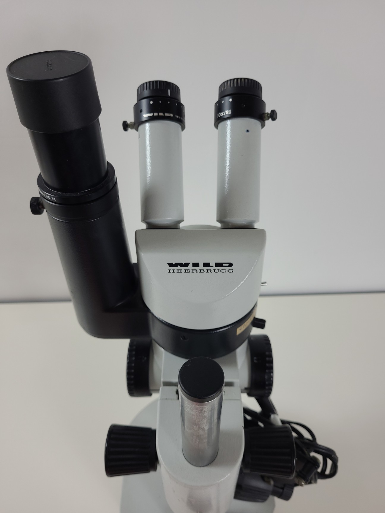 Image of Wild Heerbrugg MD Laboratory Stereo Microscope Lab 404891 Phototube 304490