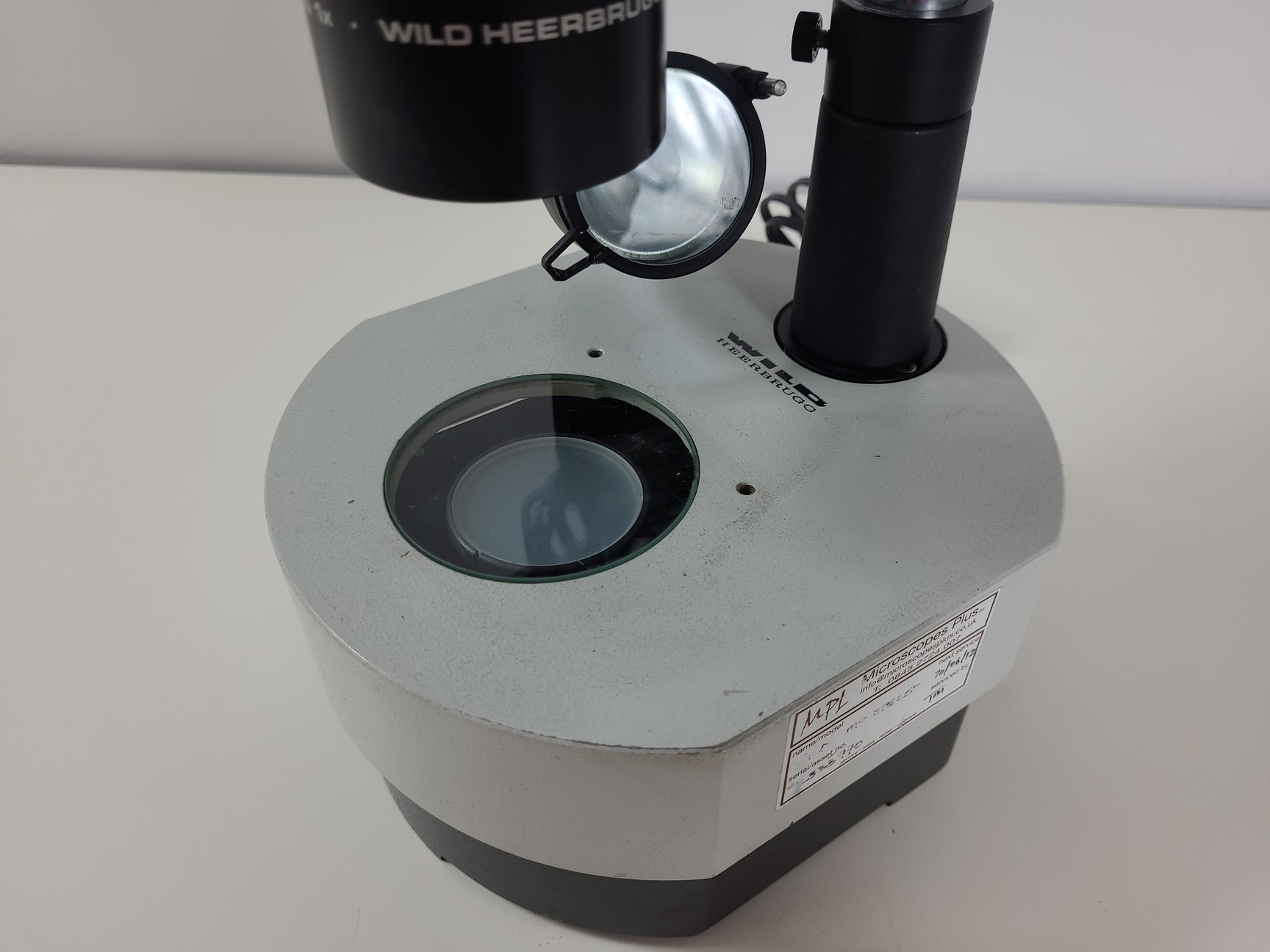 Image of Wild Heerbrugg MD Laboratory Stereo Microscope Lab 404891 Phototube 304490