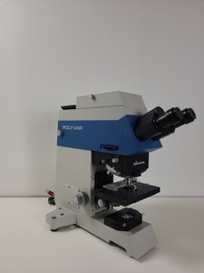 Thumbnail image of Reichert-Jung Polyvar 300602 Microscope & 4 Objectives - Austria 4, 10, 25, 40 