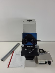 Thumbnail image of Reichert-Jung Polyvar 300602 Microscope & 4 Objectives - Austria 4, 10, 25, 40 