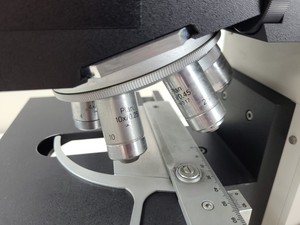 Thumbnail image of Reichert-Jung Polyvar 300602 Microscope & 4 Objectives - Austria 4, 10, 25, 40 