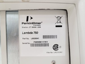 Thumbnail image of Perkin Elmer Lambda 750 UV/VIS Spectrometer Lab