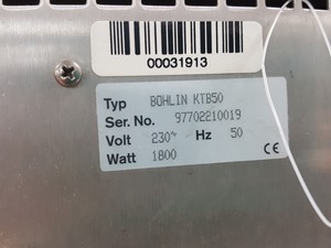 Thumbnail image of Bohlin Instruments Re-Circulator  Model - KTB50 Lab