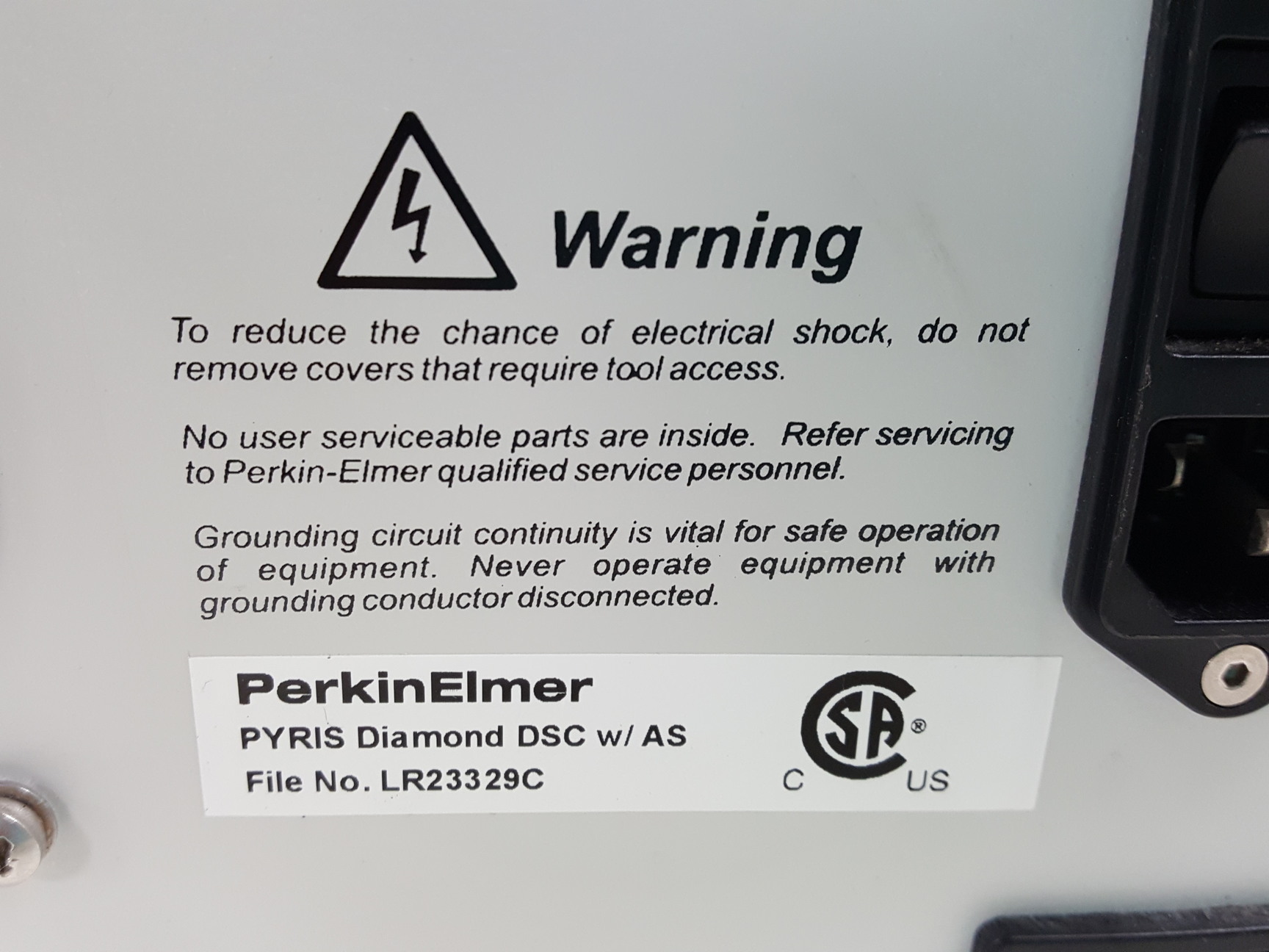 Image of Perkin Elmer PYRIS Diamond DSC Differential Scanning Calorimeter & Autosampler