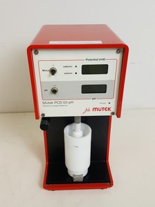 Thumbnail image of Mutek PCD 03 pH Particle Charge Detector Lab