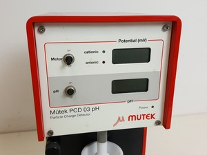 Thumbnail image of Mutek PCD 03 pH Particle Charge Detector Lab