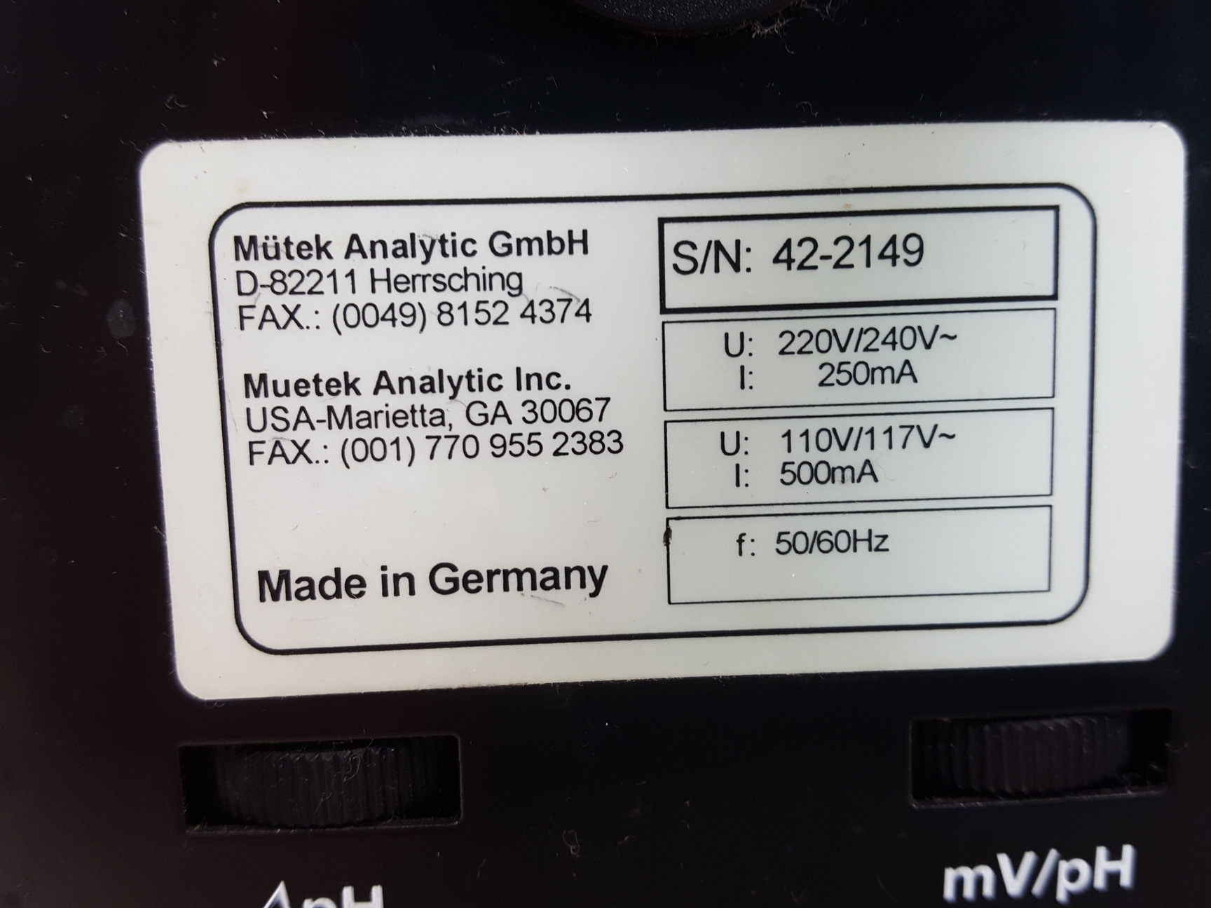 Image of Mutek PCD 03 pH Particle Charge Detector Lab