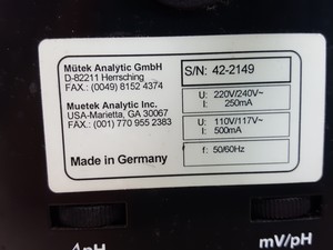 Thumbnail image of Mutek PCD 03 pH Particle Charge Detector Lab